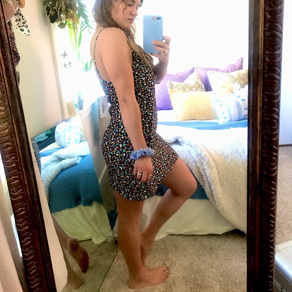 Reformation Mini Cami Spaghetti Strap Dress